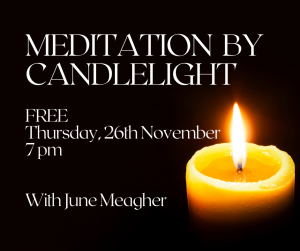 Free online meditation by candlelight