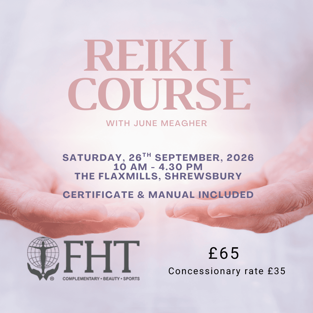Learn Reiki I with June Meagher, Shrewsbury